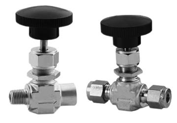 316不锈钢气路管线卡套式针型阀1/4NPT/20Mpa/3000psi 针形直通阀